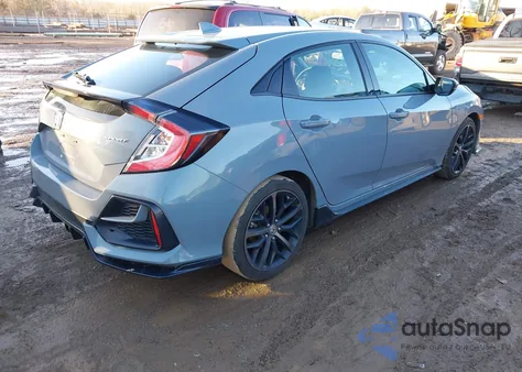 2021 Honda Civic Sport из США, поврежденный, VIN SHHFK7H40MU400246